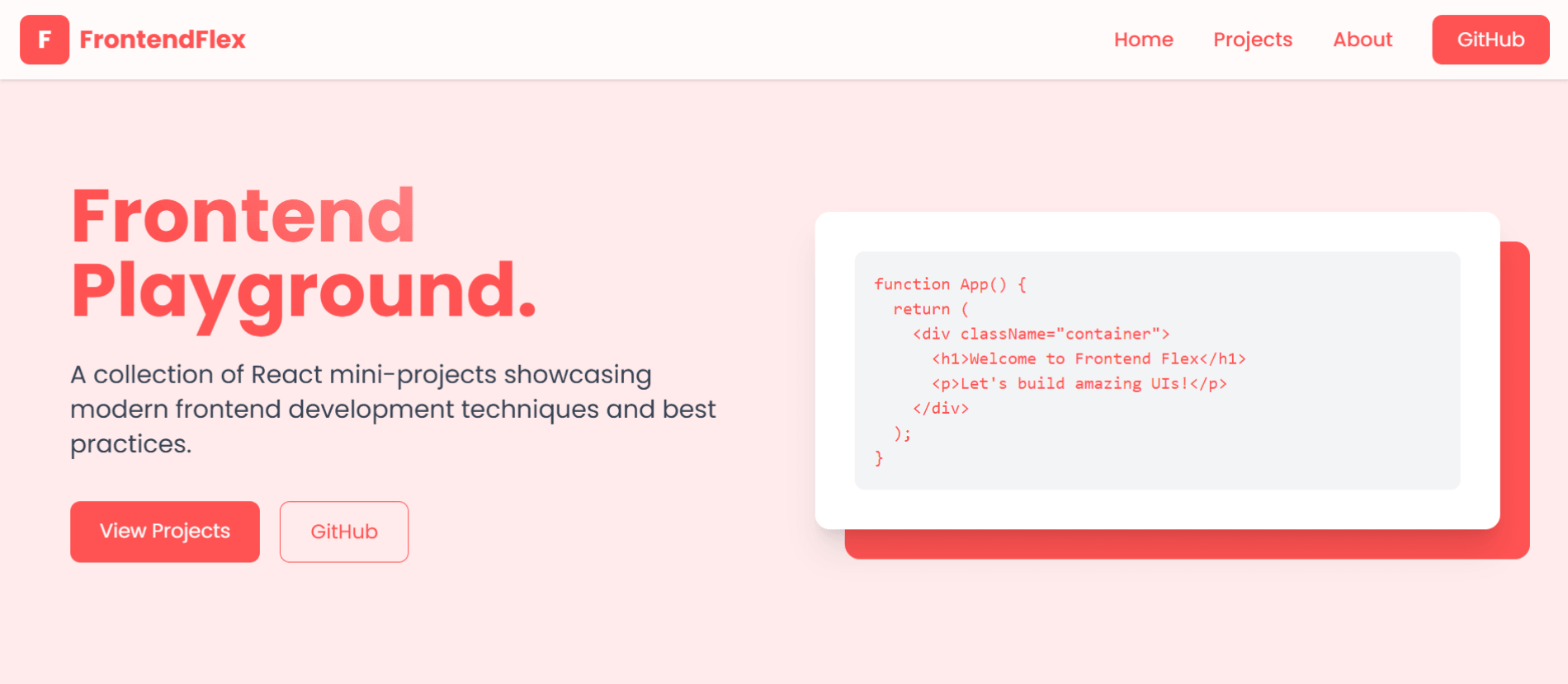 FrontendFlex project screenshot